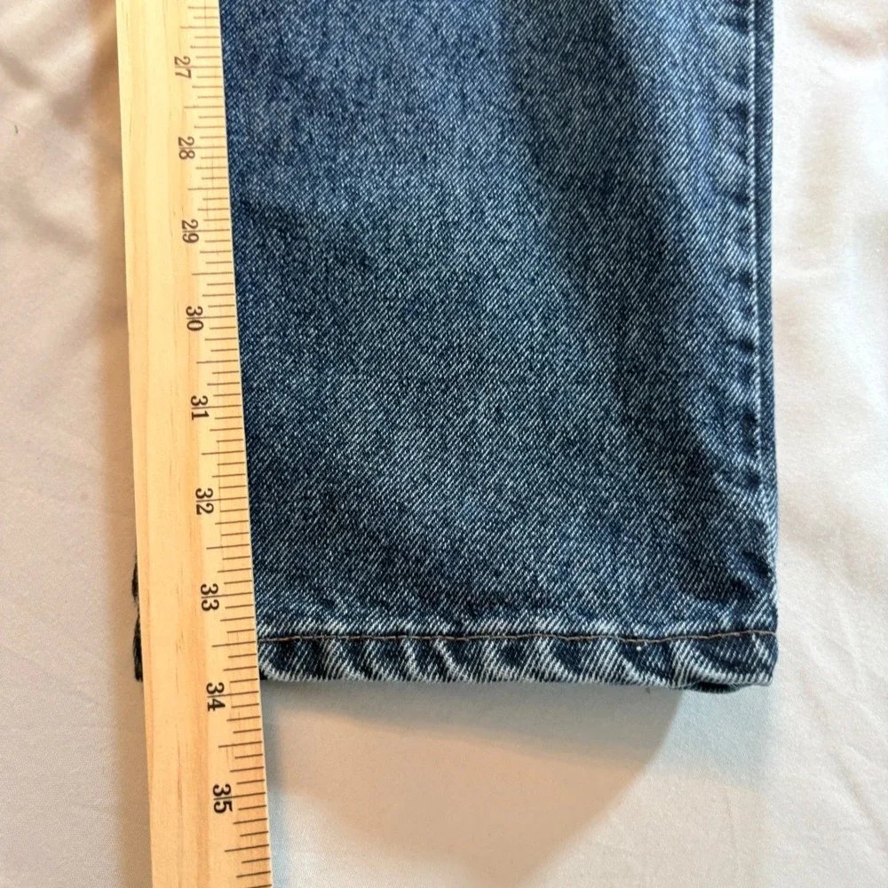 Levi's 550 Relaxed Fit Jeans Mens 36x36 Blue Stonewash Tapered Leg Made in USA